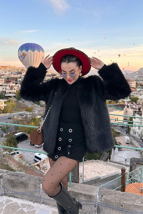 American Premium Siyah Kürk