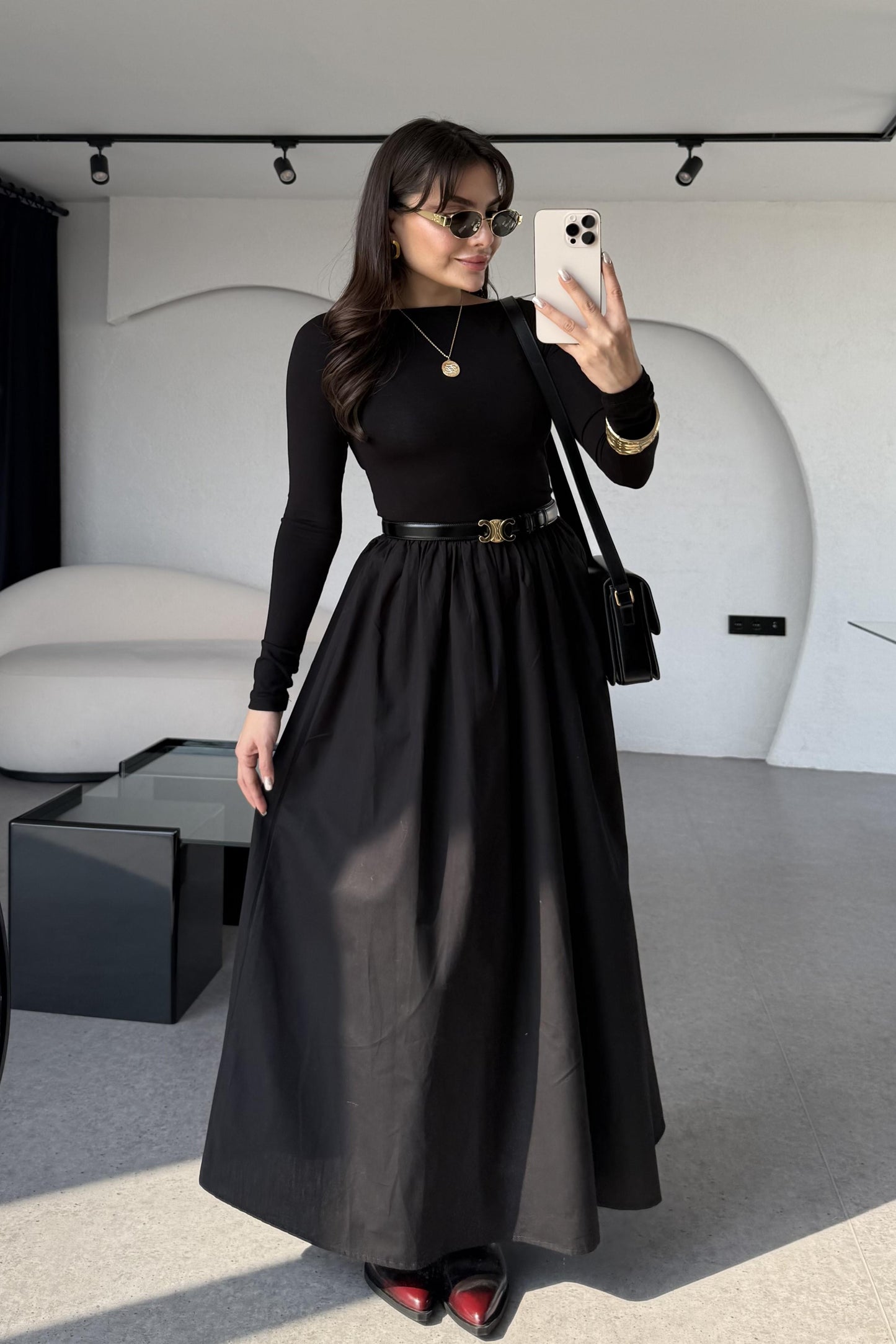 Aurora Maxi Balon Elbise