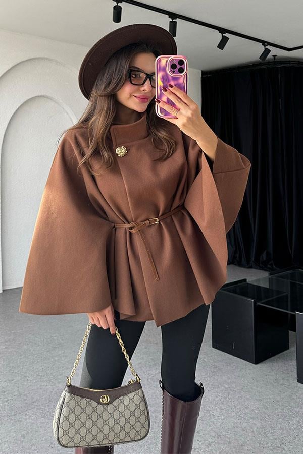 Becca Kemerli Acı Kahve Panço