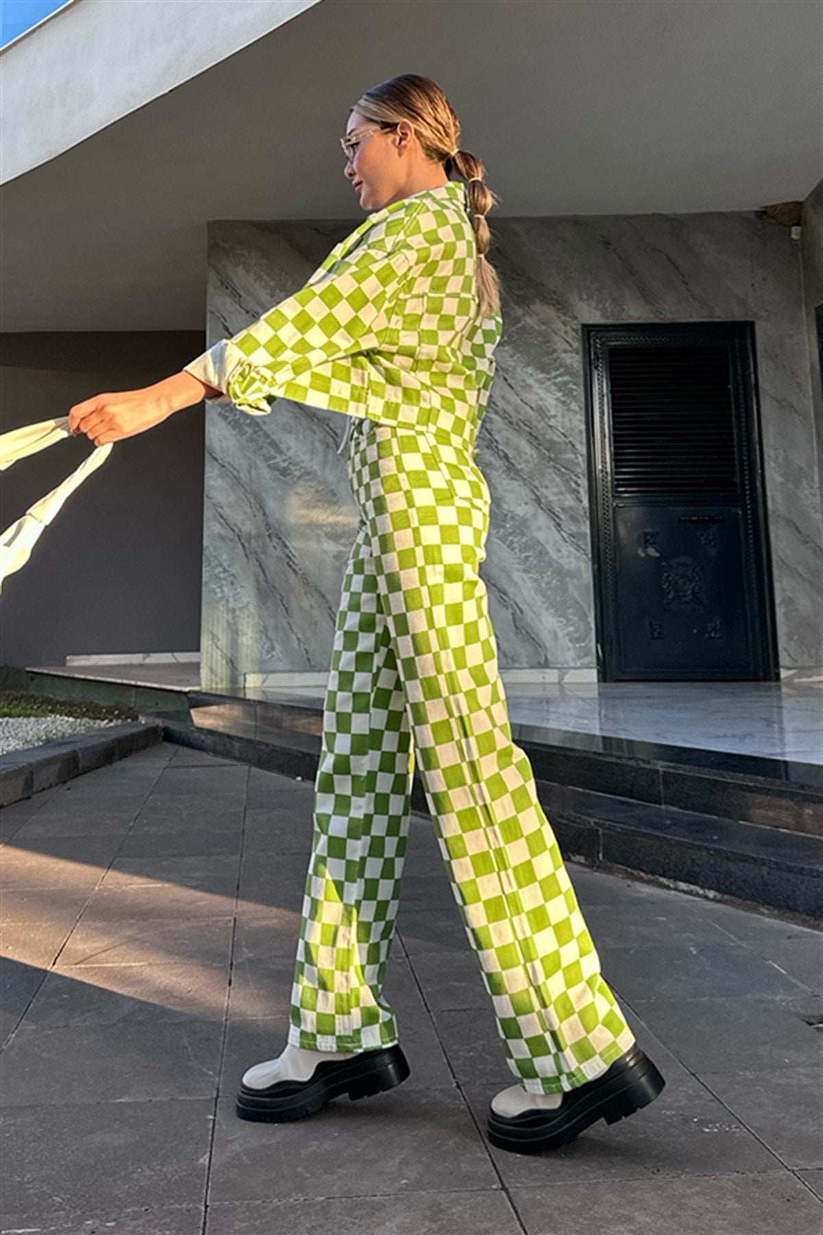 Bella Vita dama desenli kanvas takım