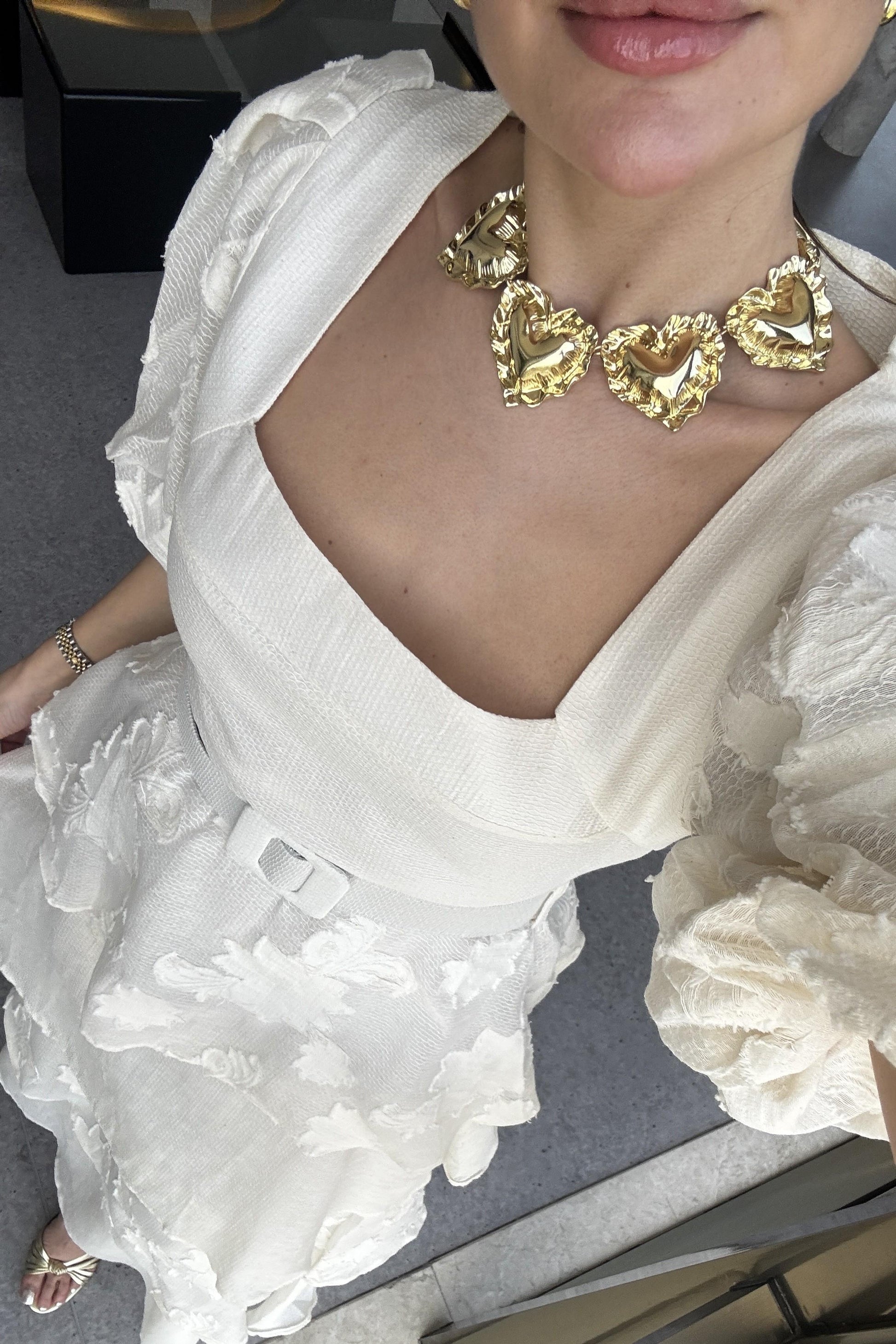 Bogie Bej Kat Kat Kemerli Elbise