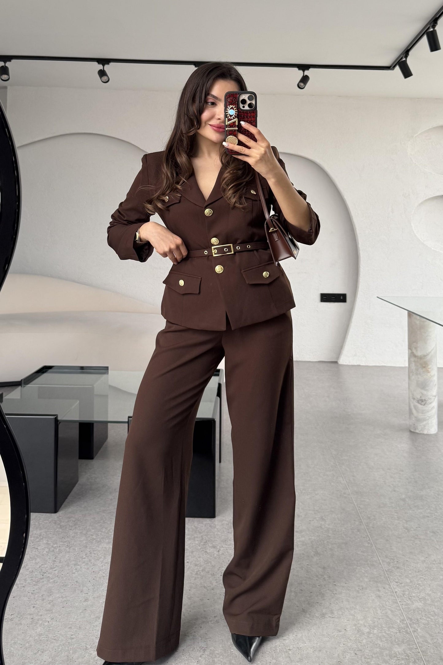 Bolivya Acı Kahve Kemerli Premium Takım