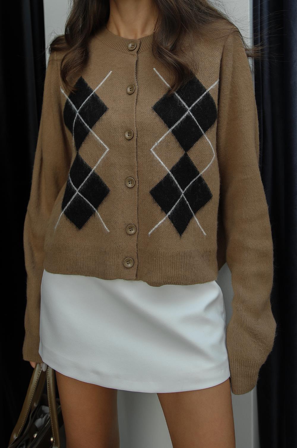 CAMEL KENYON BAKLAVA DESENLI TRIKO HIRKA