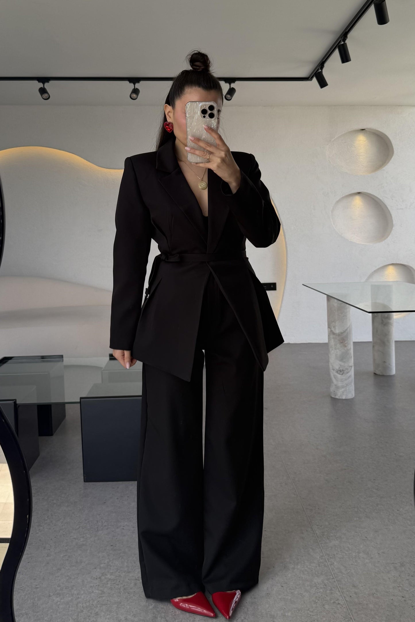 Celebration Siyah Premium Blazer Pantolon Takım