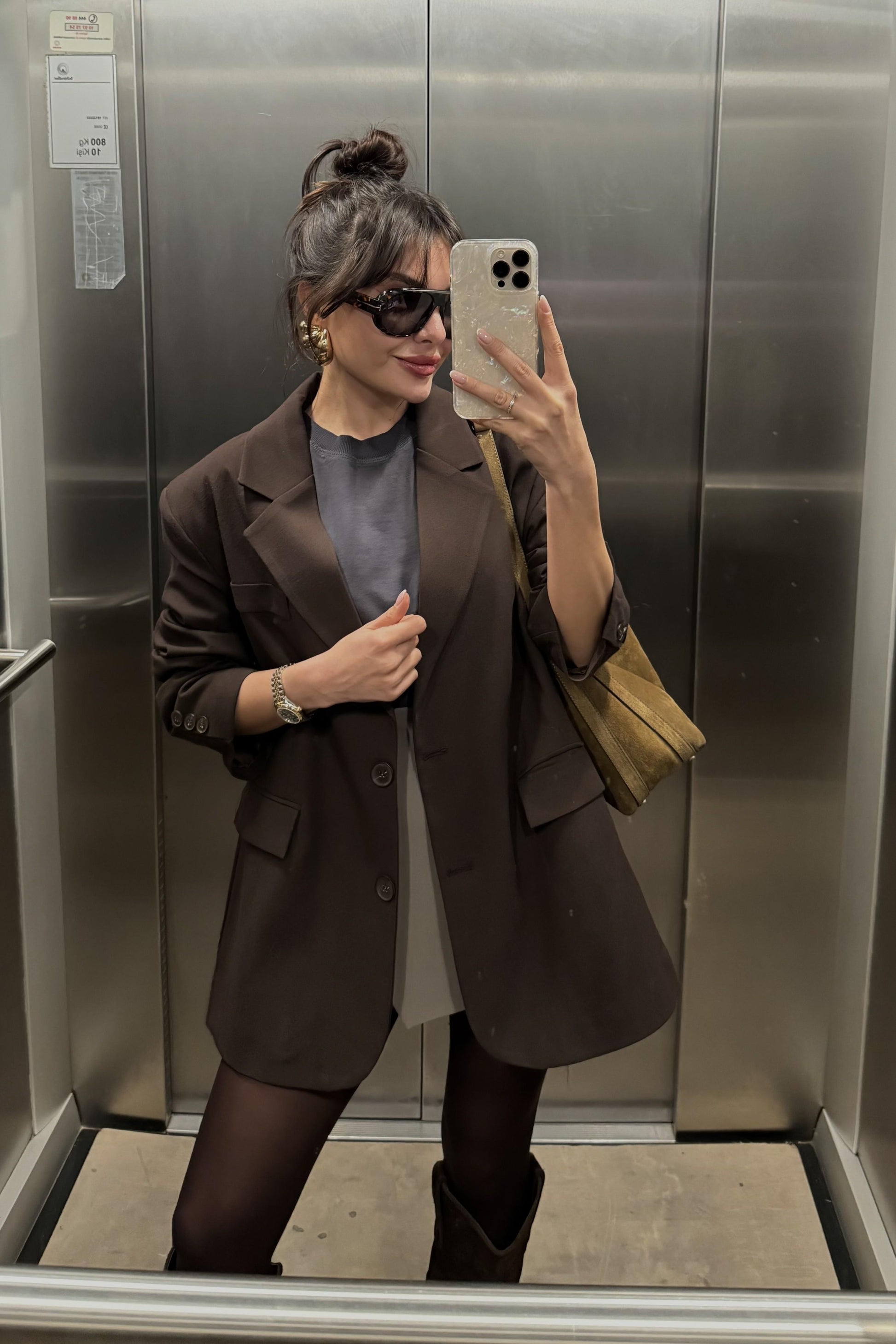 Dambia Acı Kahve Daddy Blazer Ceket