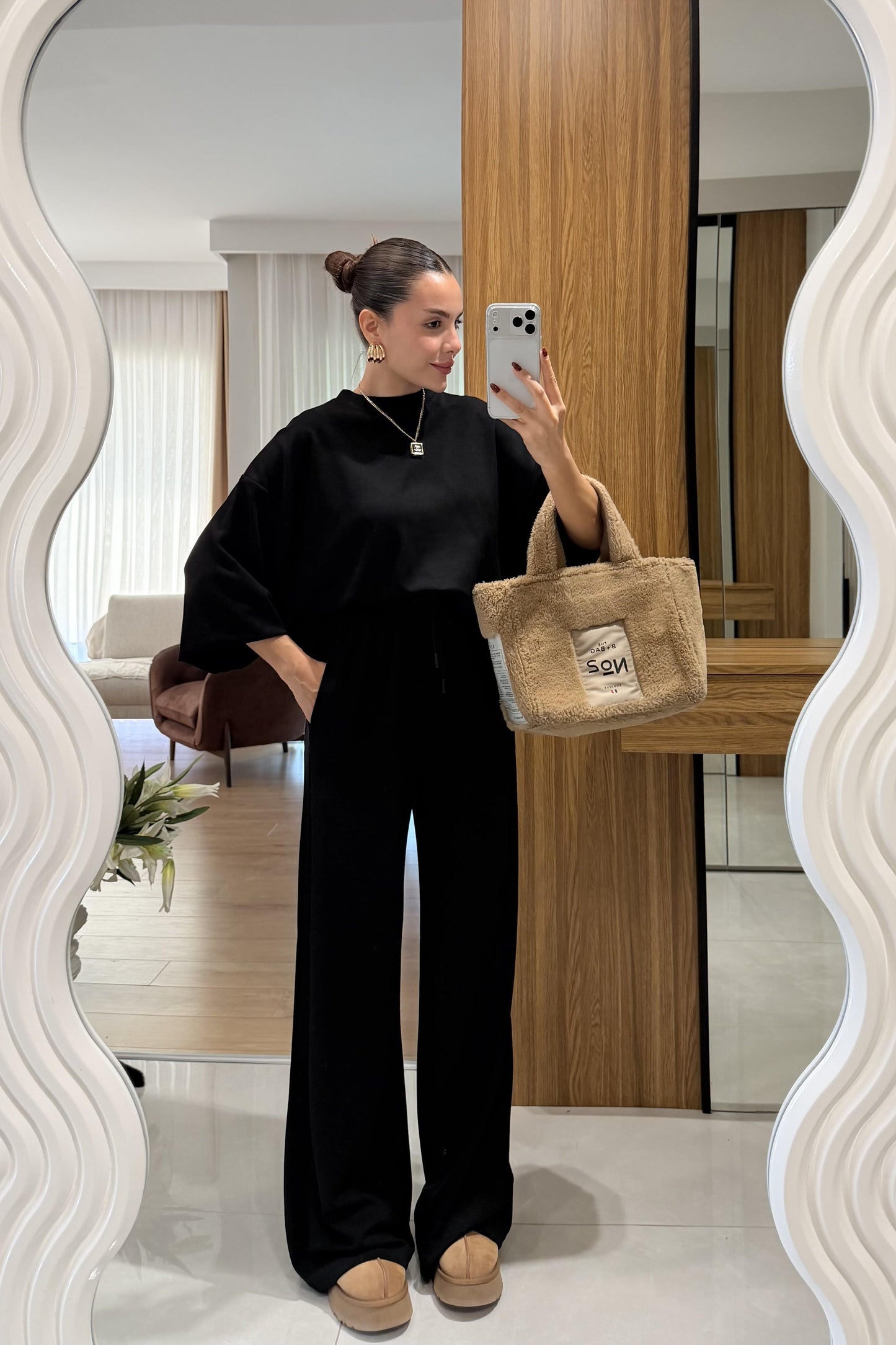 Daniel Siyah Modal Kumaş Takım