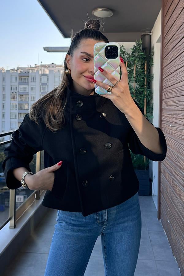 Danye Bamber Ceket - Siyah