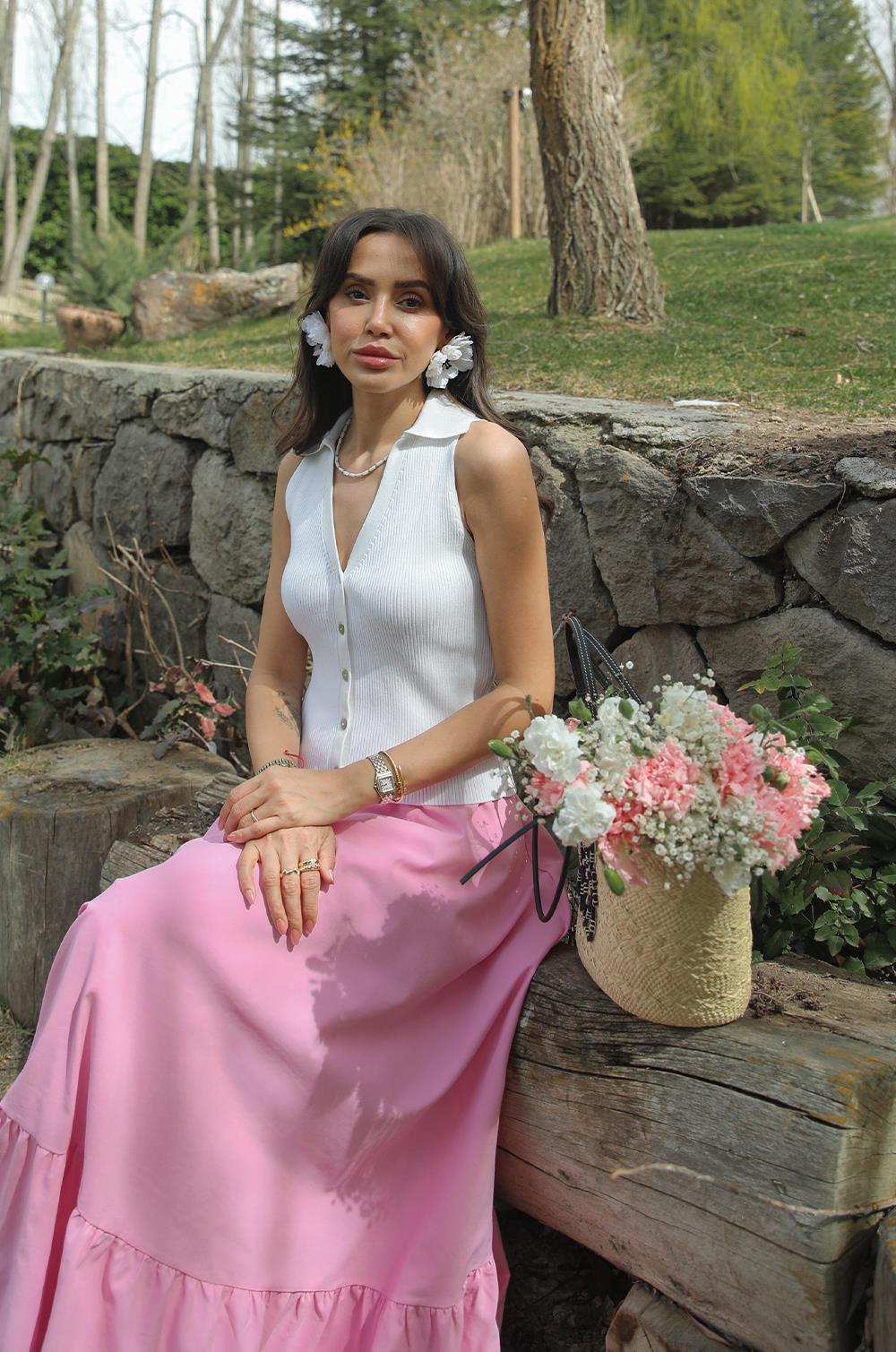 EKRU DAVINO POLO YAKA TRIKO YELEK