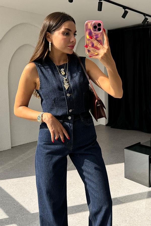 Elinor Denim İkili Takım