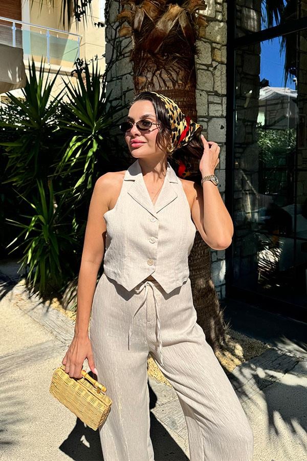 Elka Premium Yelekli Pantolon Takım