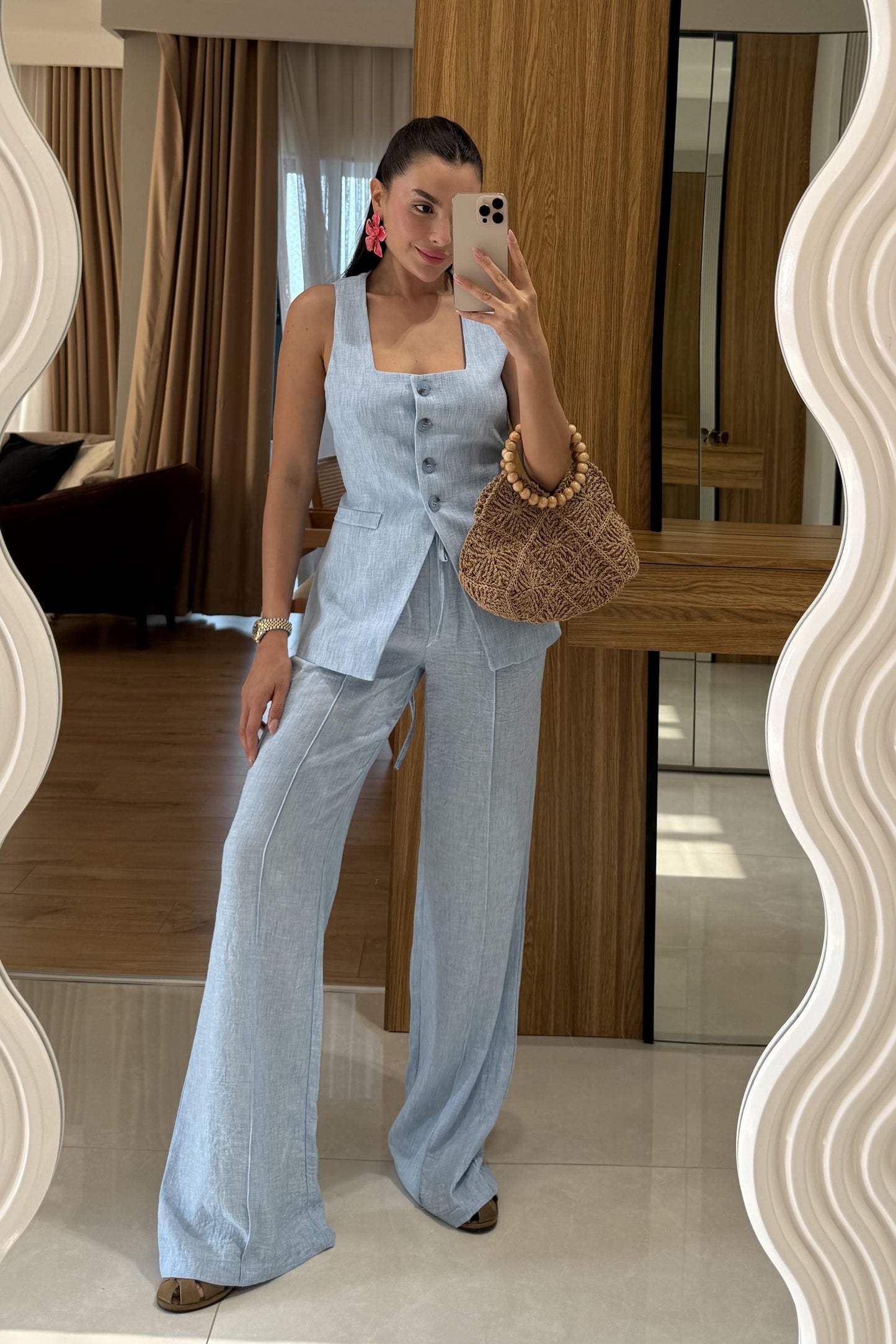 Elyor Mavi Yelekli Takım