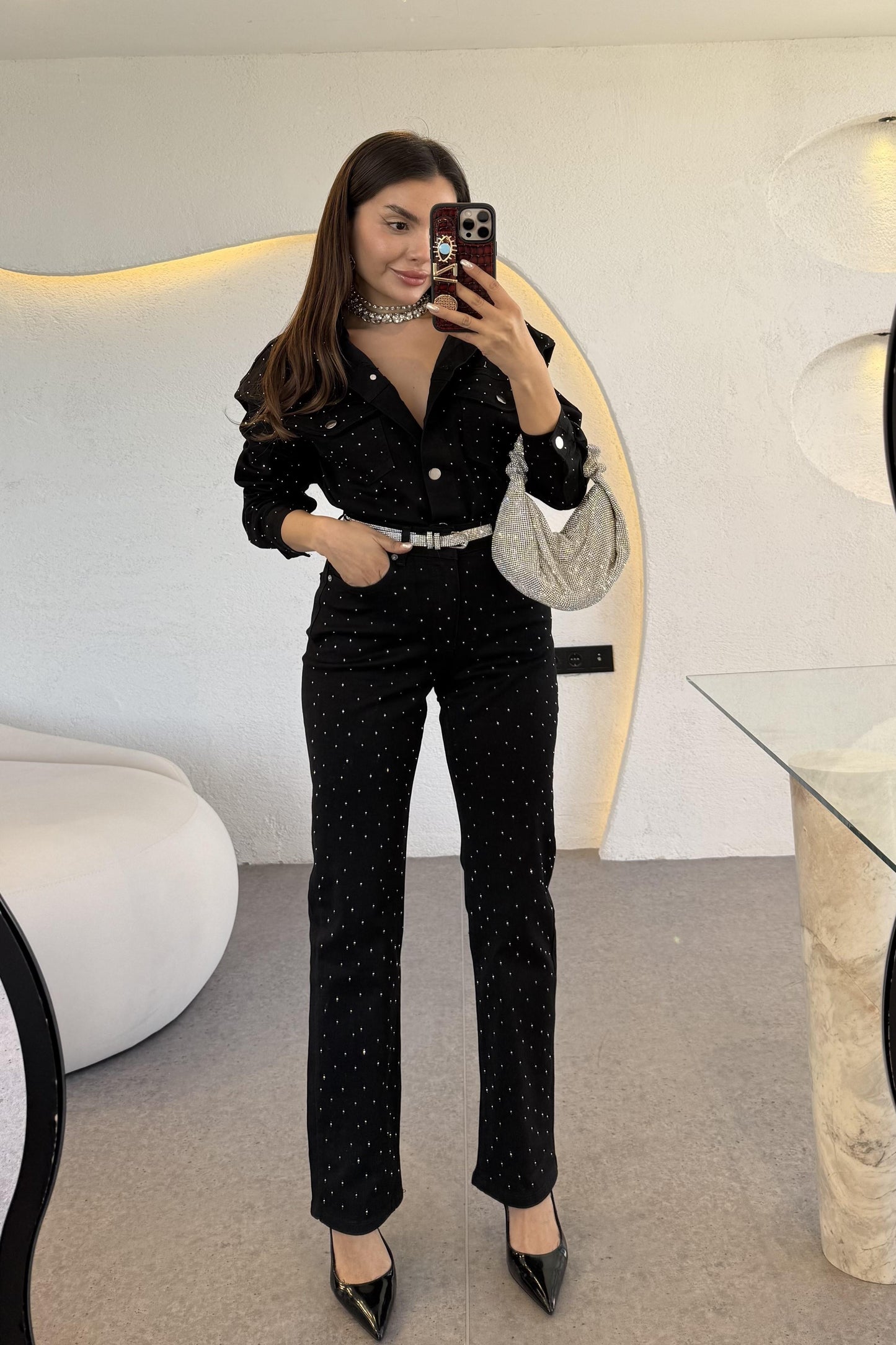 Estonia Tasarım Full Taşlı Takım