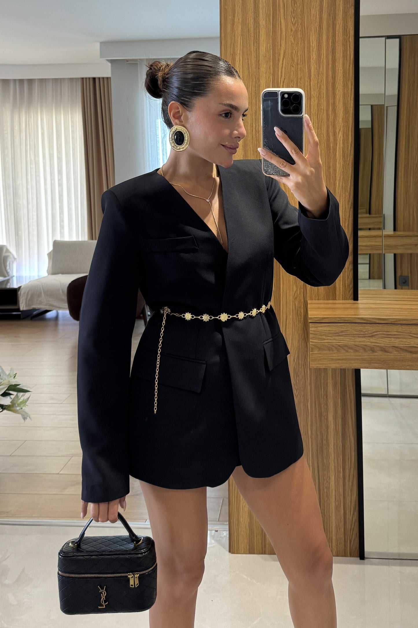 Estrella Siyah Blazer Ceket