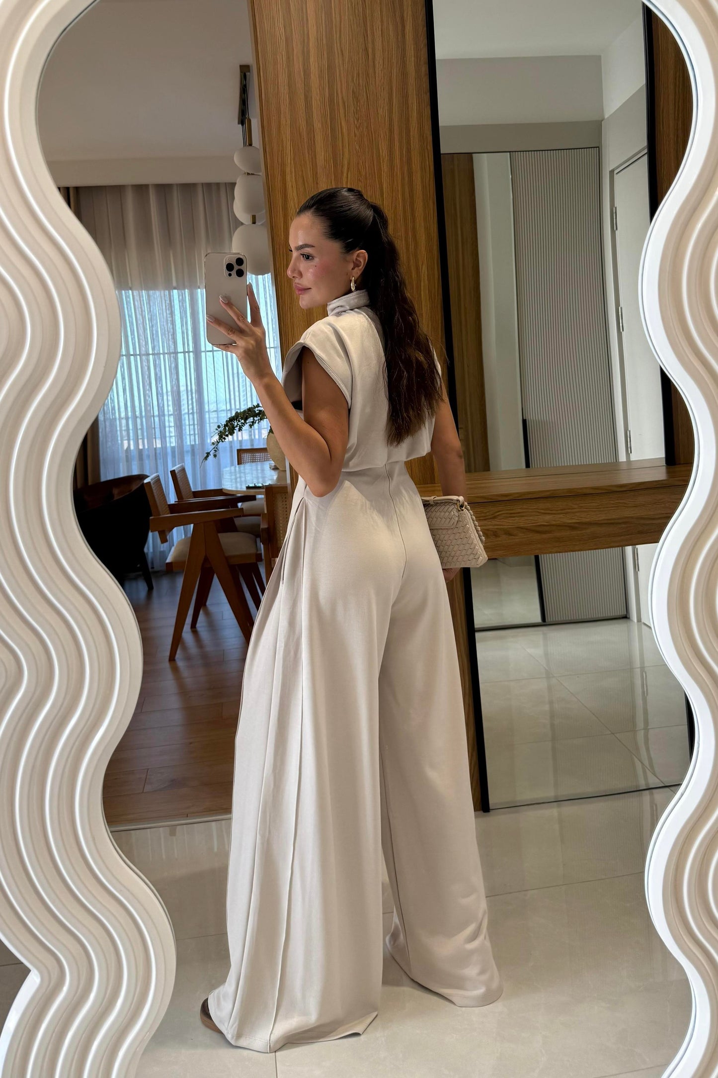 Fauna Taş Modal Cep Detaylı Takım