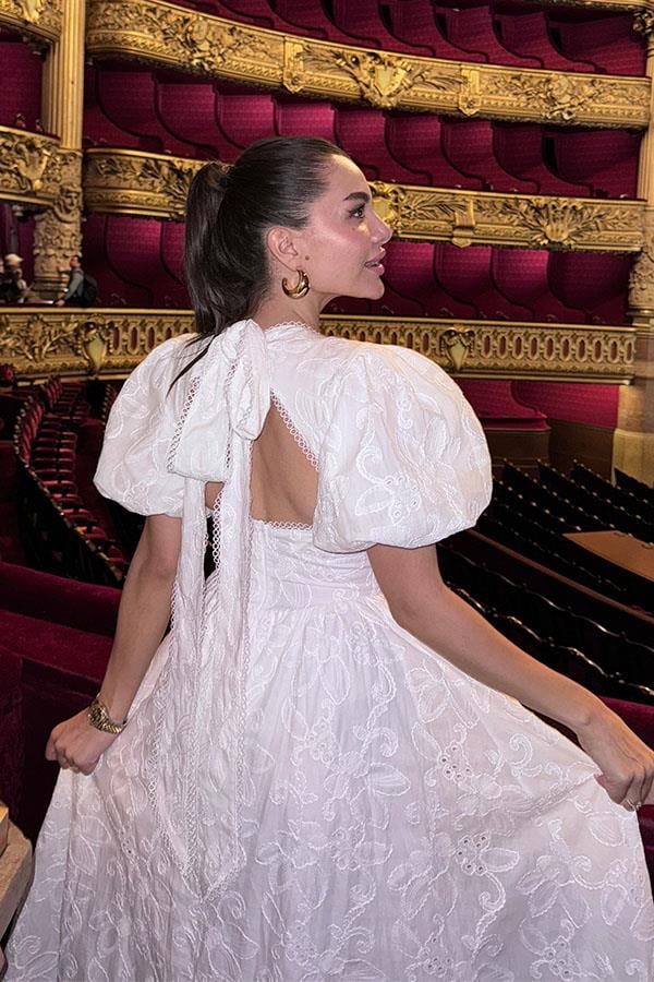 Garnier Sırt Dekolteli Fisto Elbise