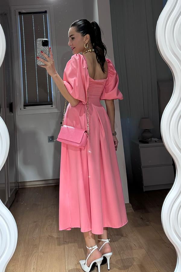 Heron Prenses Model Elbise - Pembe