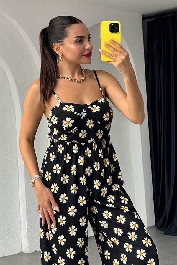 Hestia bürümcük Gloplu Papatya Desen Takım