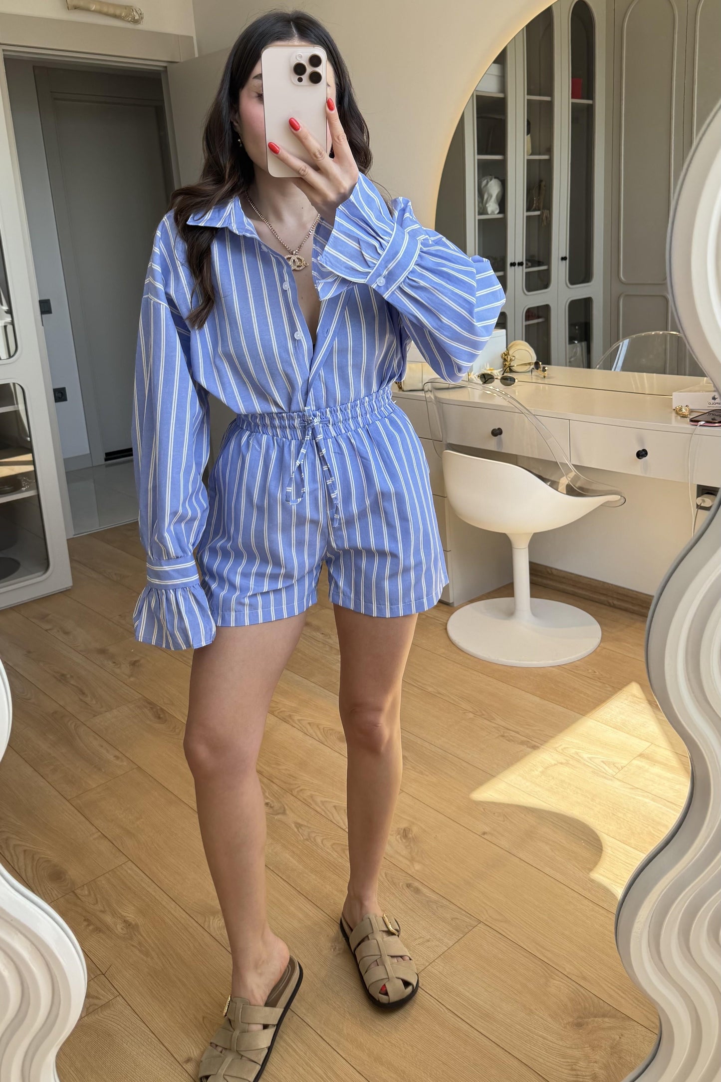 Hopper Mavi Şortlu Takım