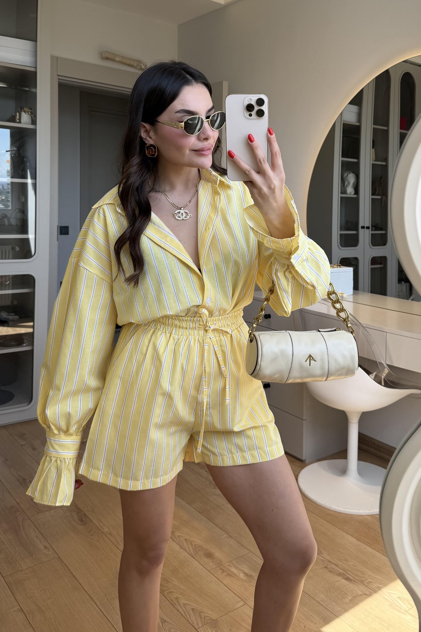 Hopper Sarı Şortlu Takım