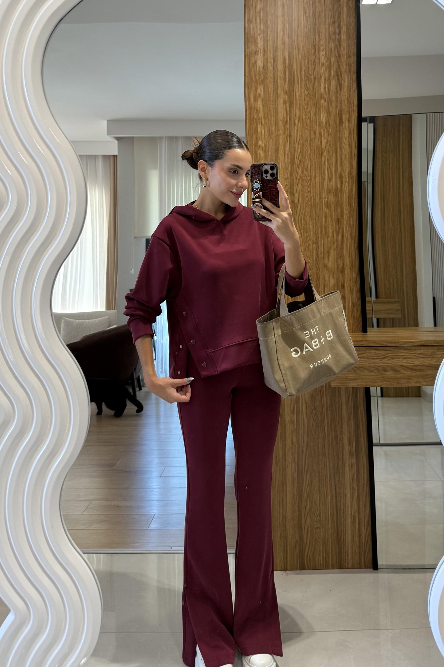 Jasper Bordo Modal Premium Takım