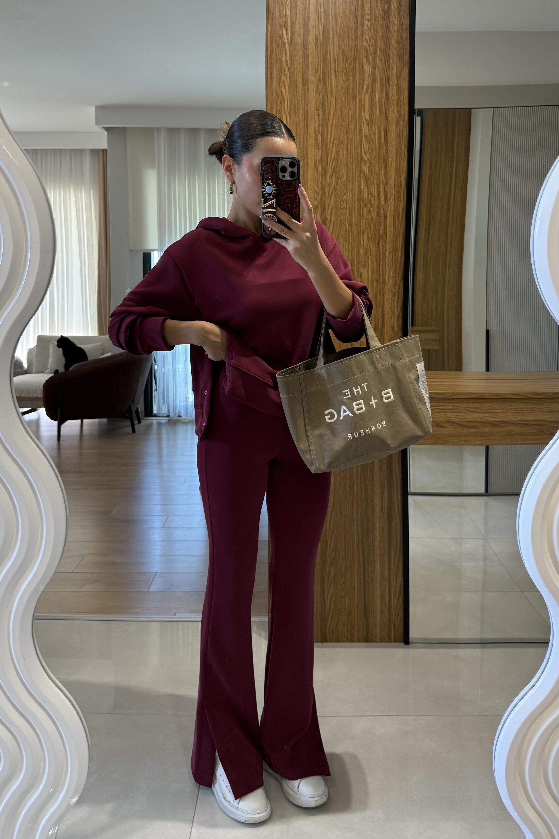 Jasper Bordo Modal Premium Takım