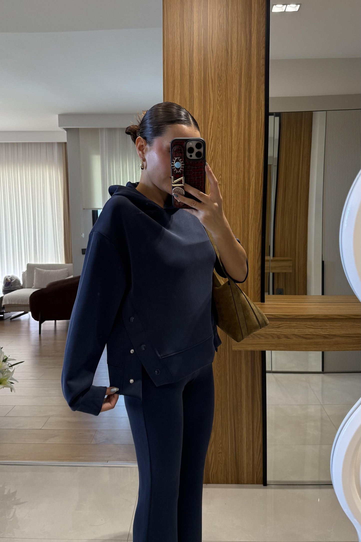 Jasper Lacivert Modal Premium Takım
