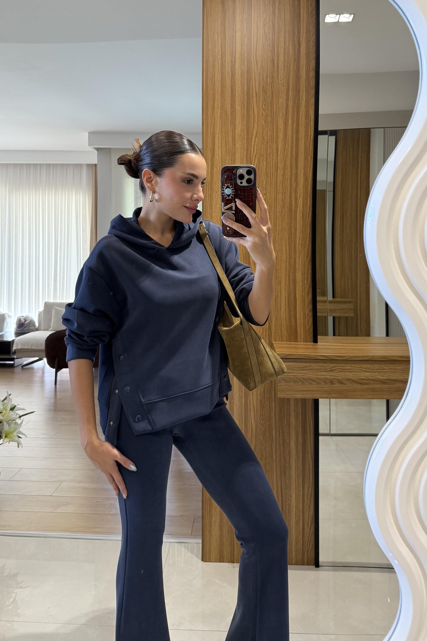 Jasper Lacivert Modal Premium Takım