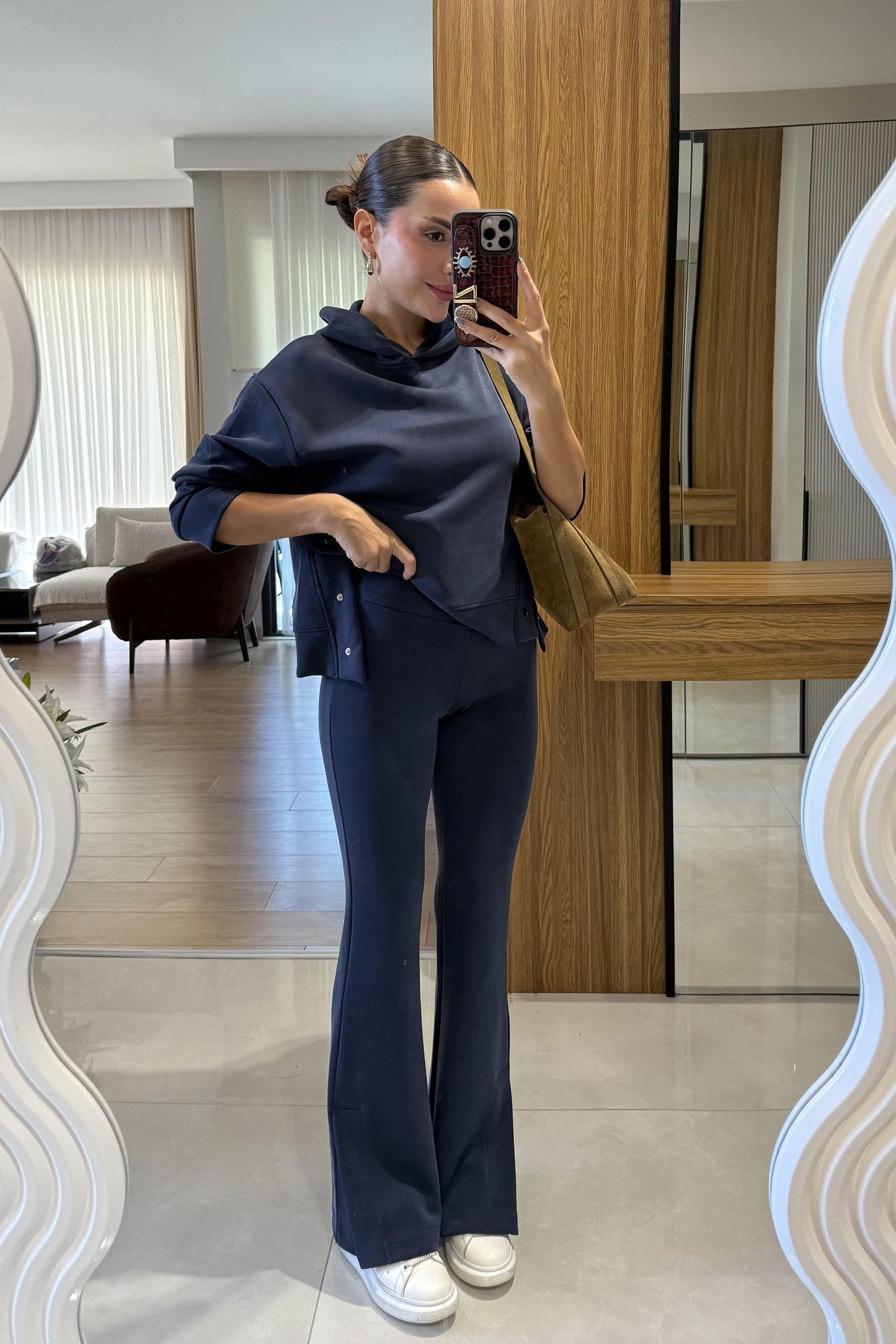 Jasper Lacivert Modal Premium Takım