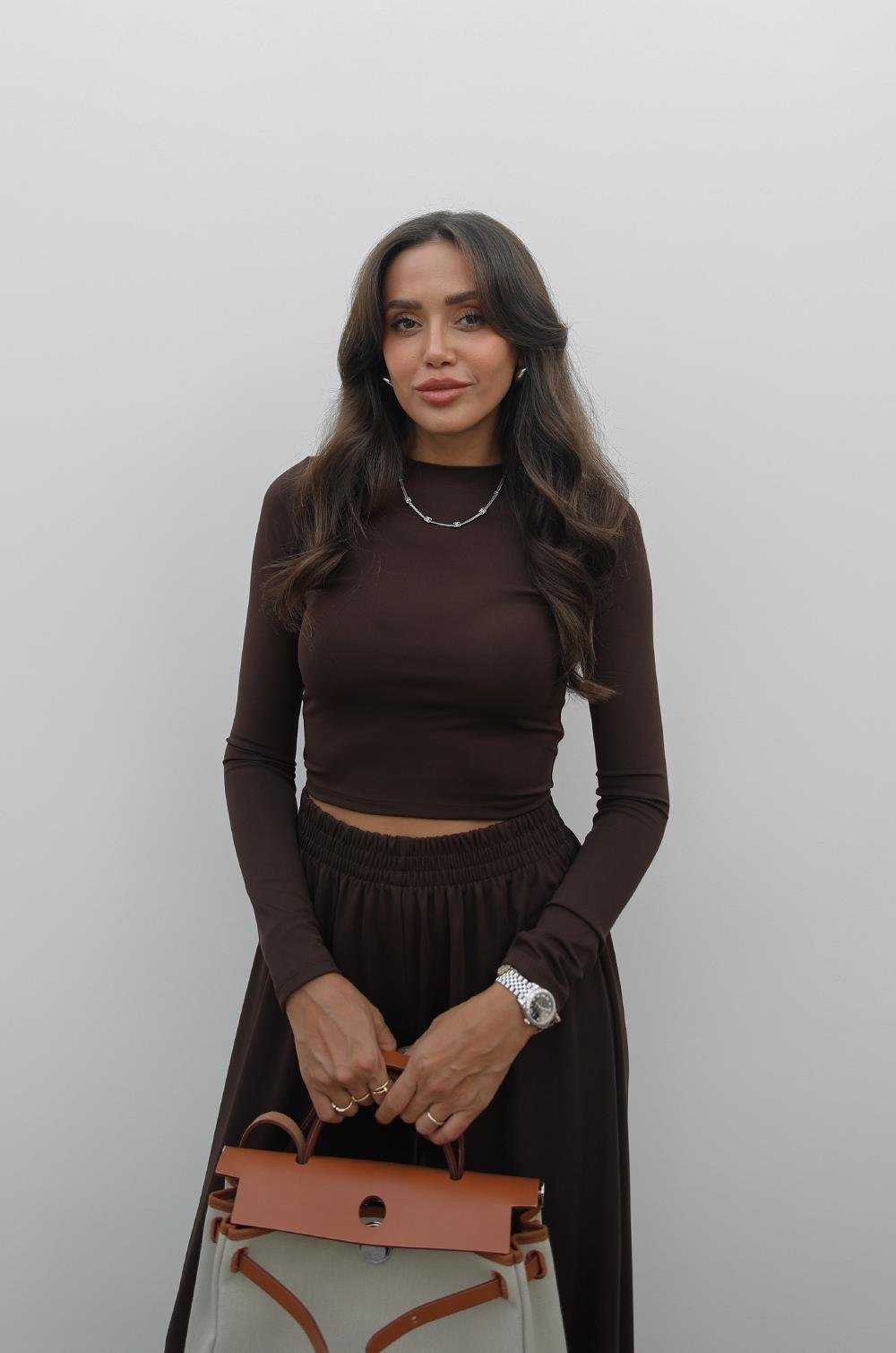 KAHVERENGI URAL BLUZ PANTOLON TAKIM