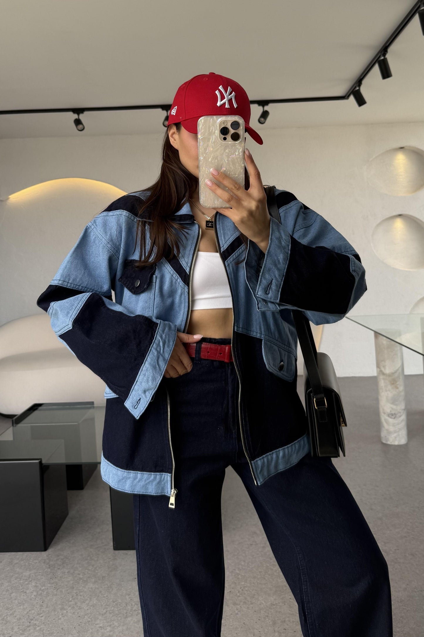 Legend Denim Tasarım Patchwork Ceket