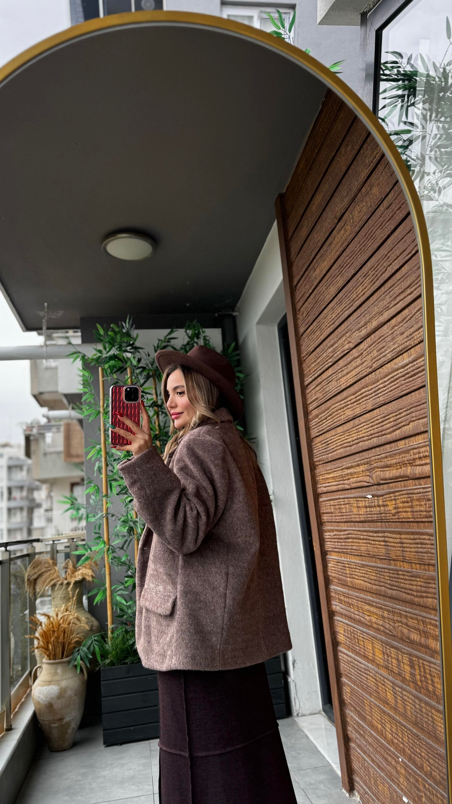 Liam Kaşe Yumoş Blazer Ceket - Kırçıllı Kahve