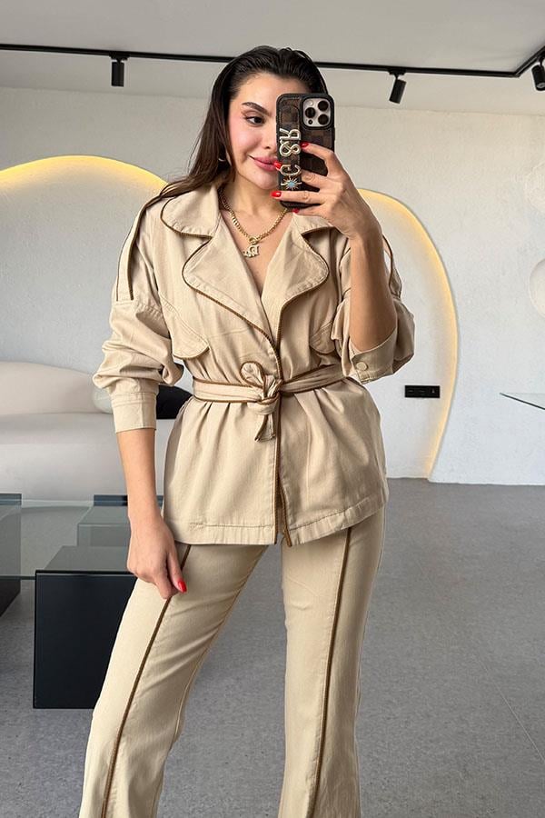 Luna Camel Biyeli Tasarım Takım