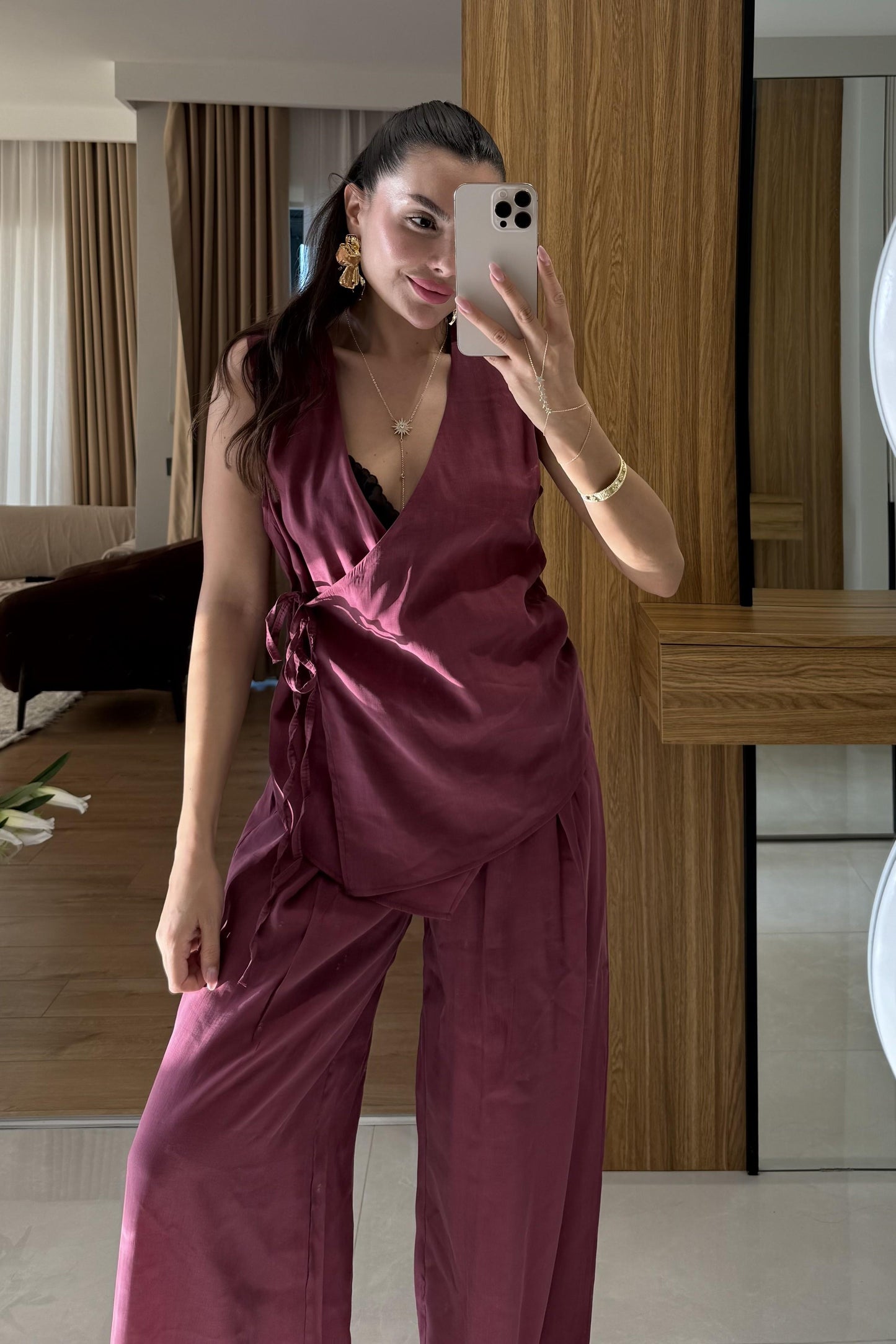 Lunea Bordo Bağlamalı Tensel Takım