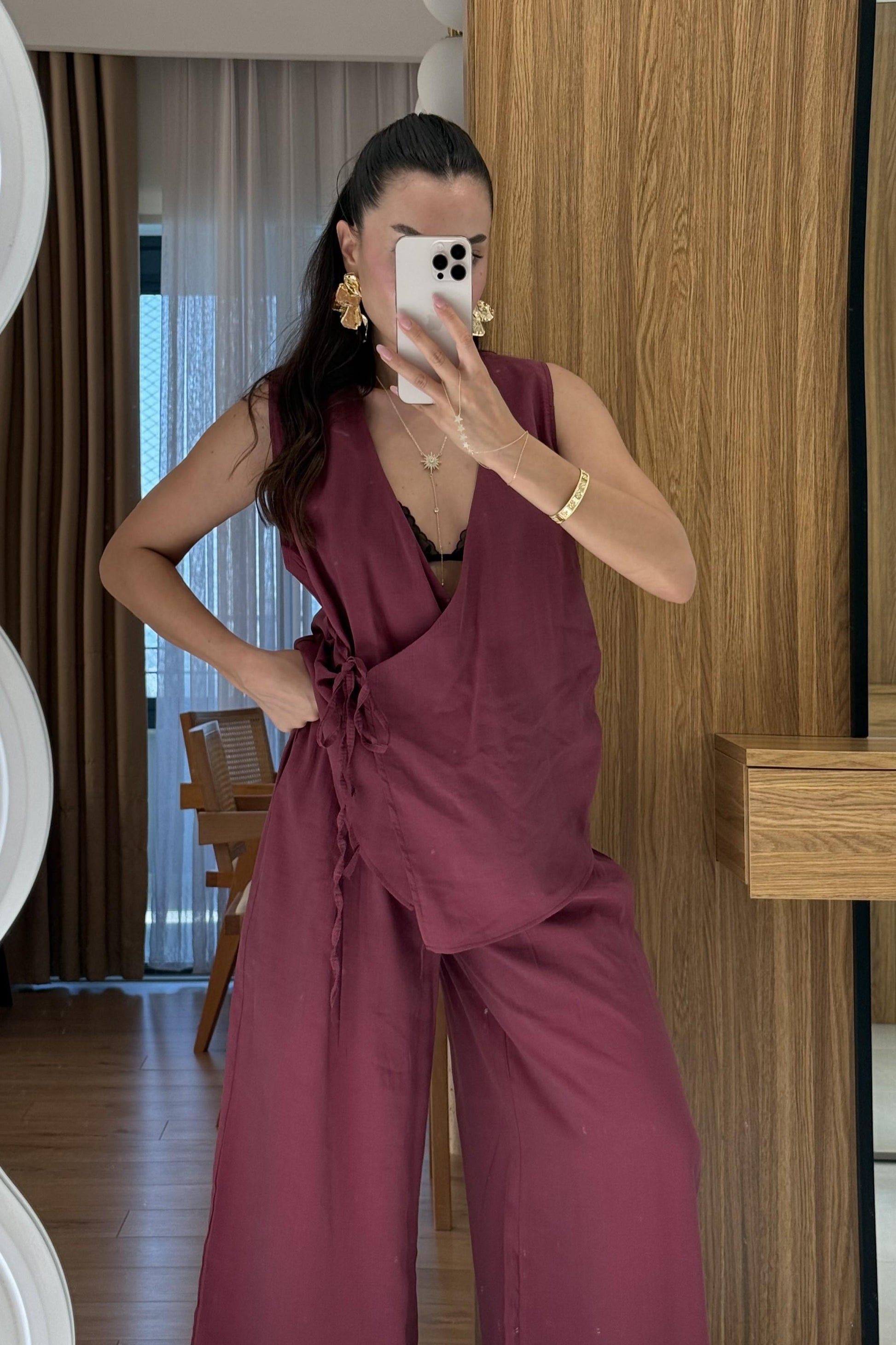 Lunea Bordo Bağlamalı Tensel Takım