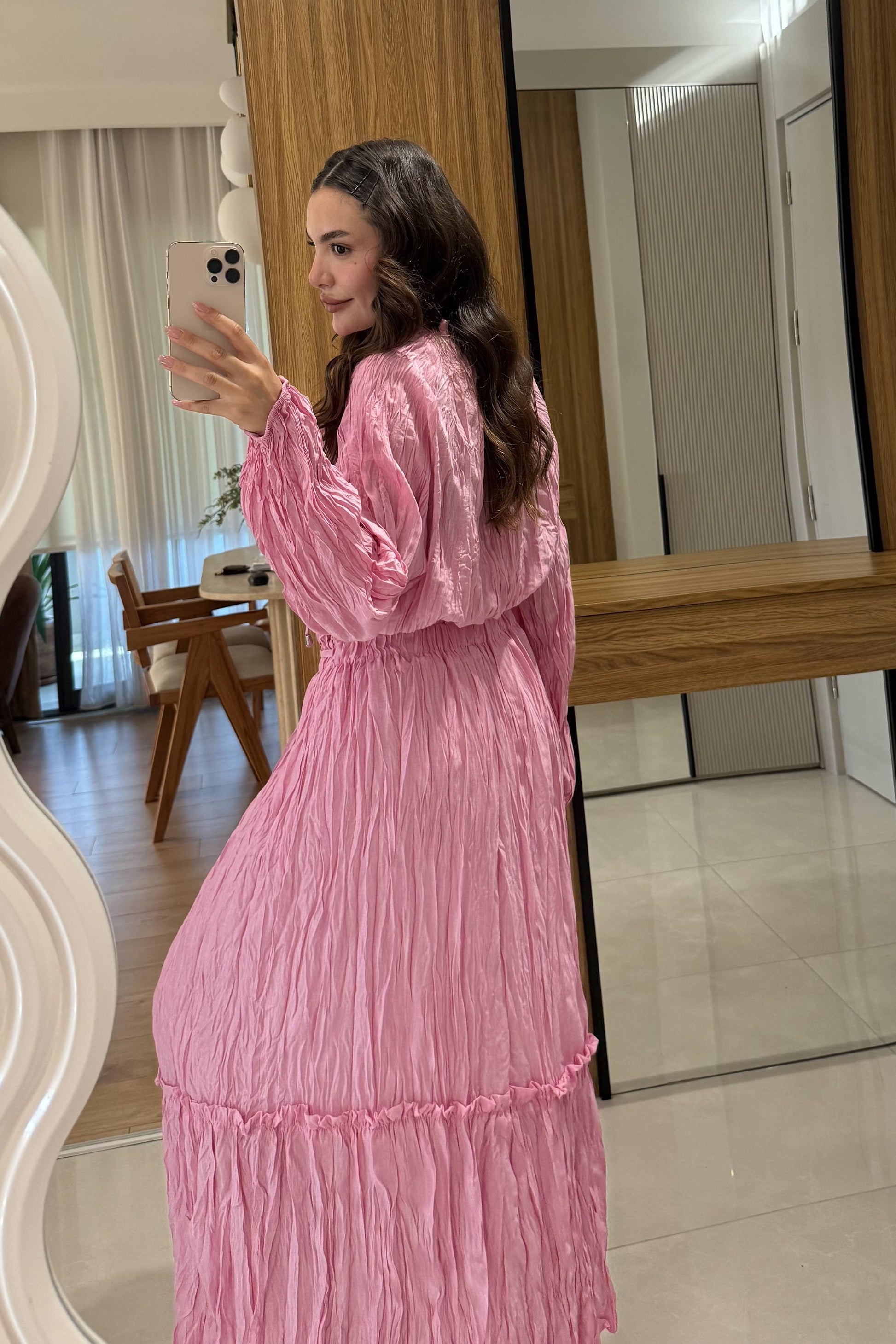 Lunira Pembe Kraş İkili Takım