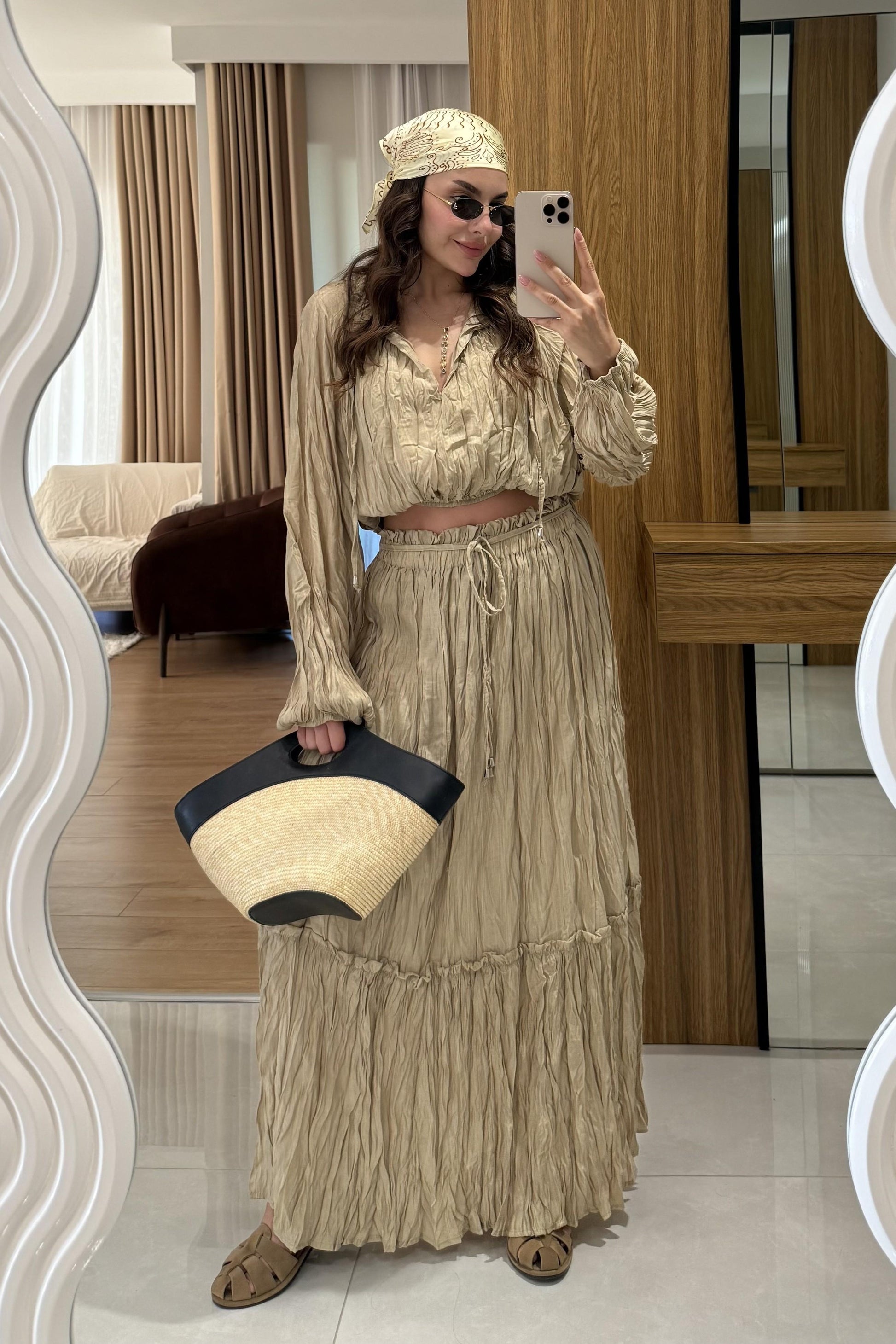 Lunira Yeşil Kraş İkili Takım