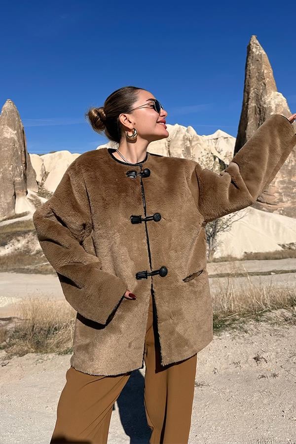 Luxury Tasarım Taba Kürk