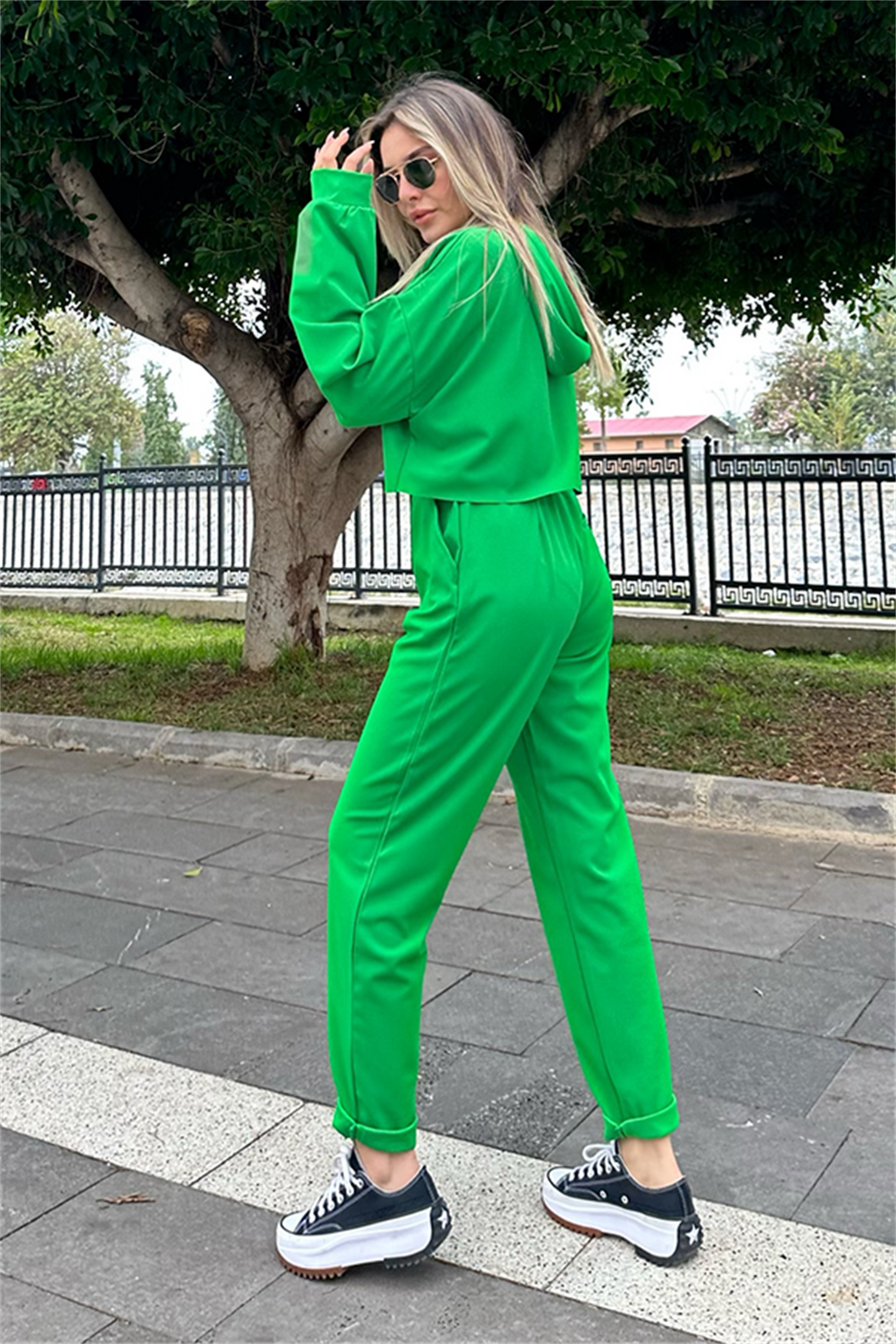 Maddie jogger sport takım - Yeşil