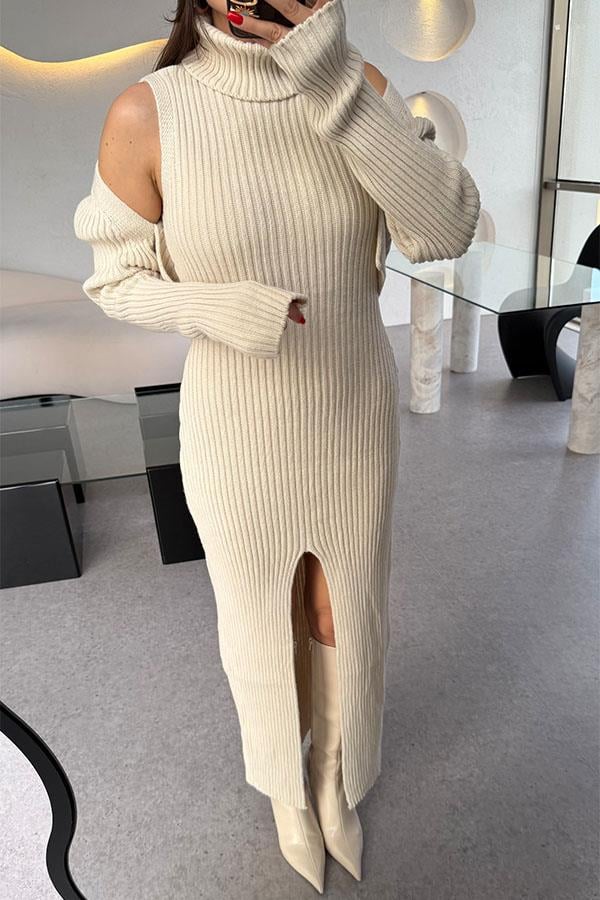 Martoni Krem Bolerolu Elbise