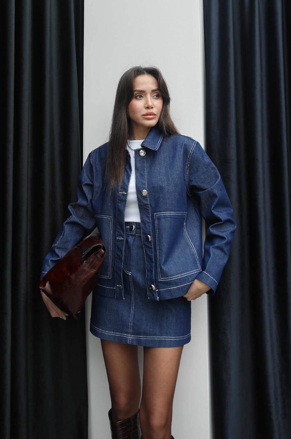 MAVI SHEEN DENIM GÖMLEK CEKET