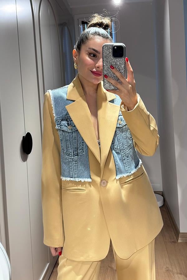 Moni Jean Detaylı Karamel Takım