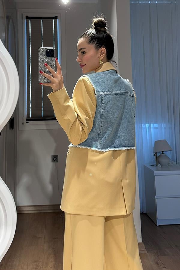 Moni Jean Detaylı Karamel Takım
