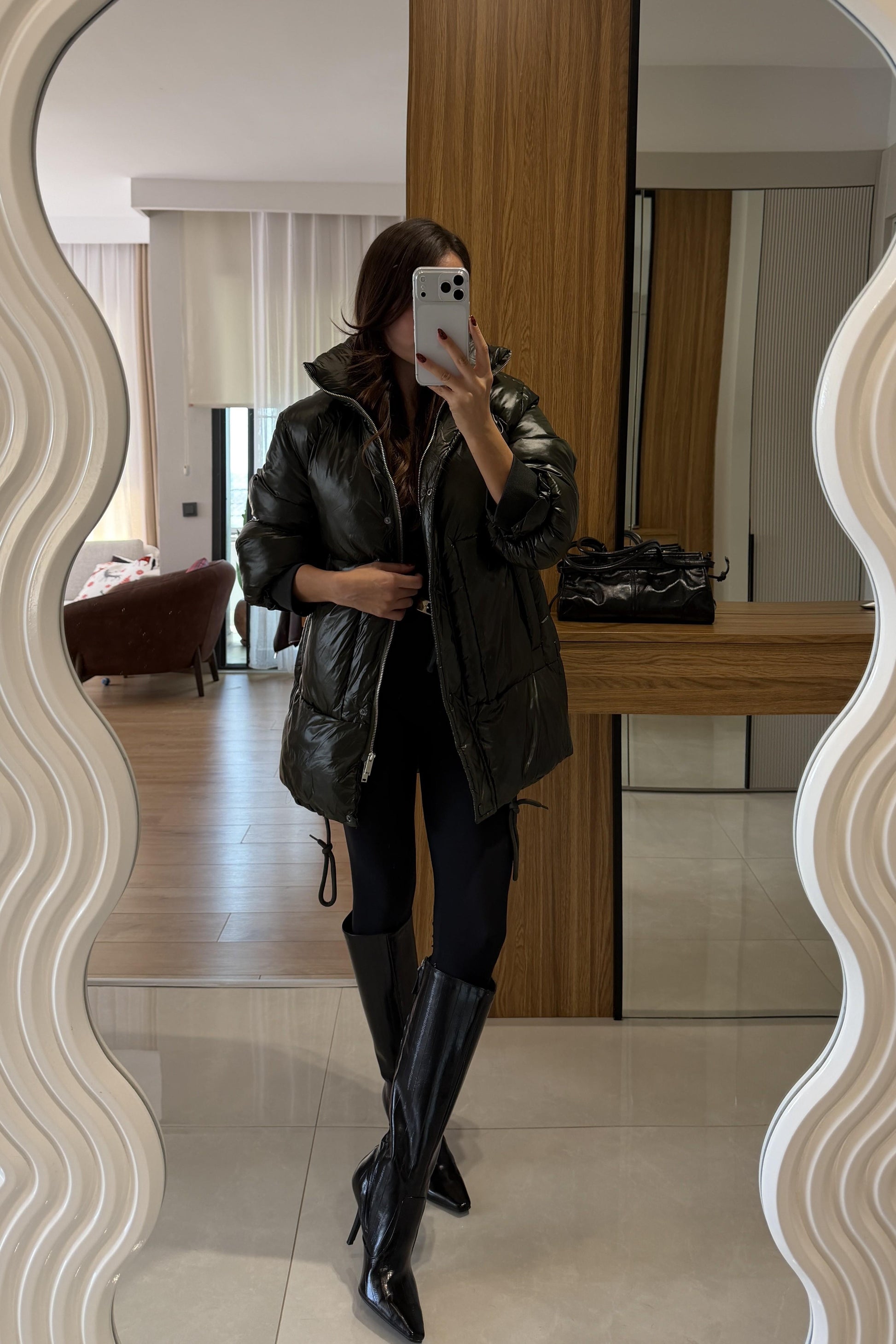 Monje Yeşil Şişme Mont