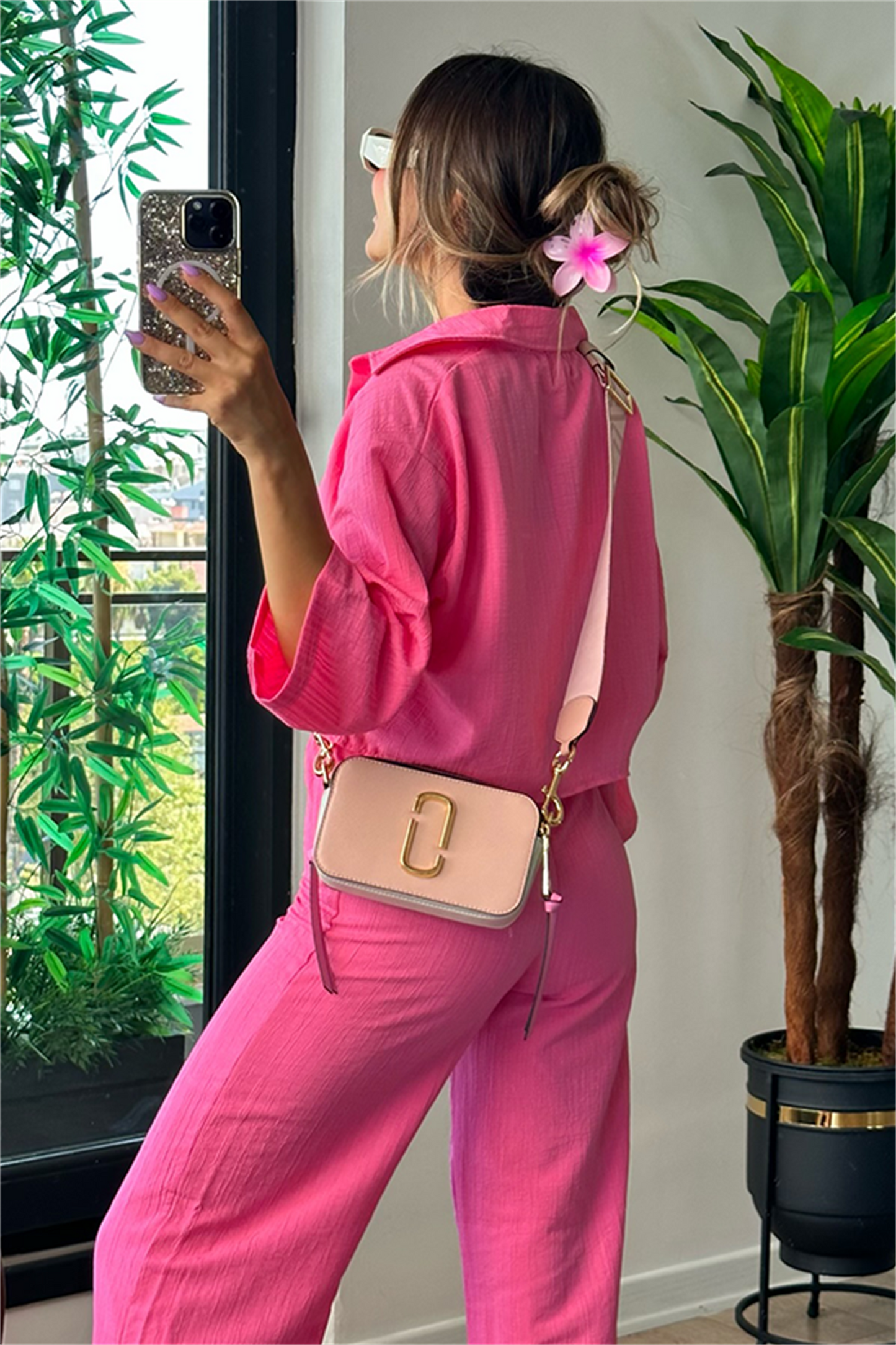 More pembe ikili bürümcük takım