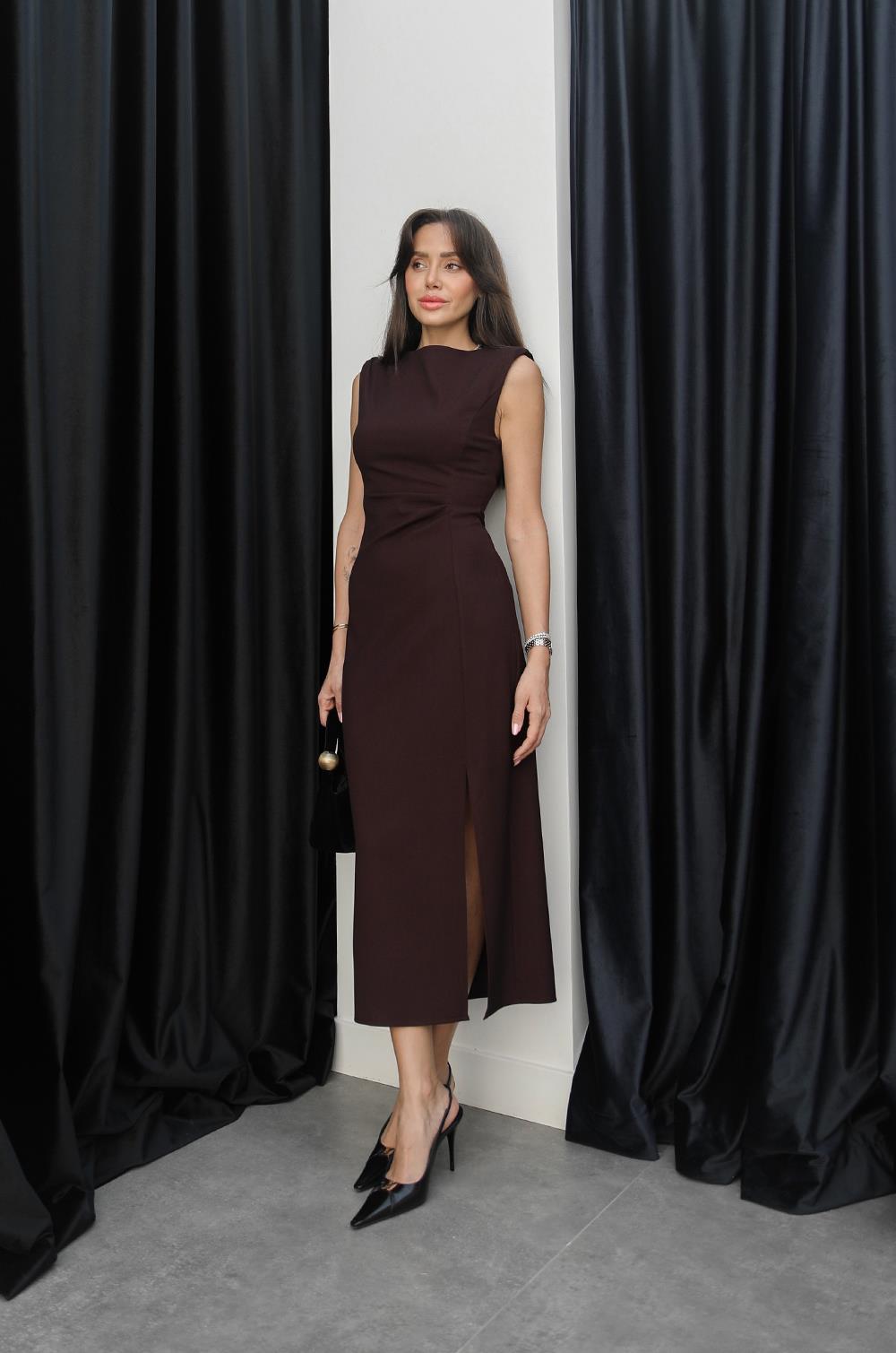 MÜRDÜM NICK YIRTMAÇLI VATKALI ELBISE