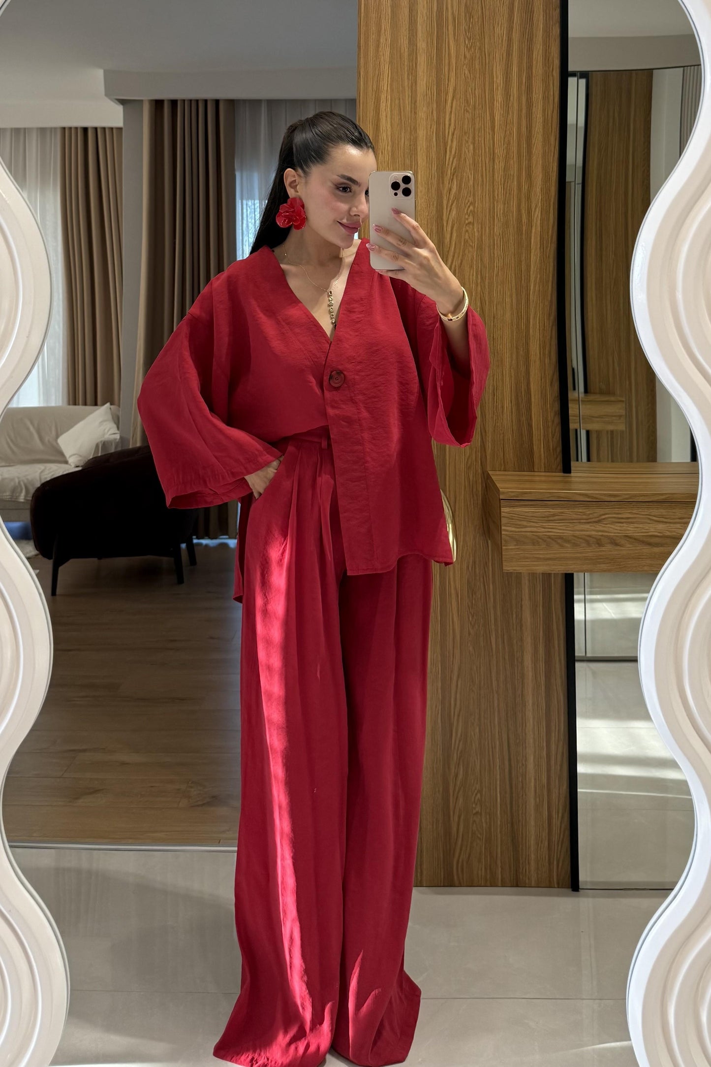 Mysun Kırmızı Tensel İkili Takım