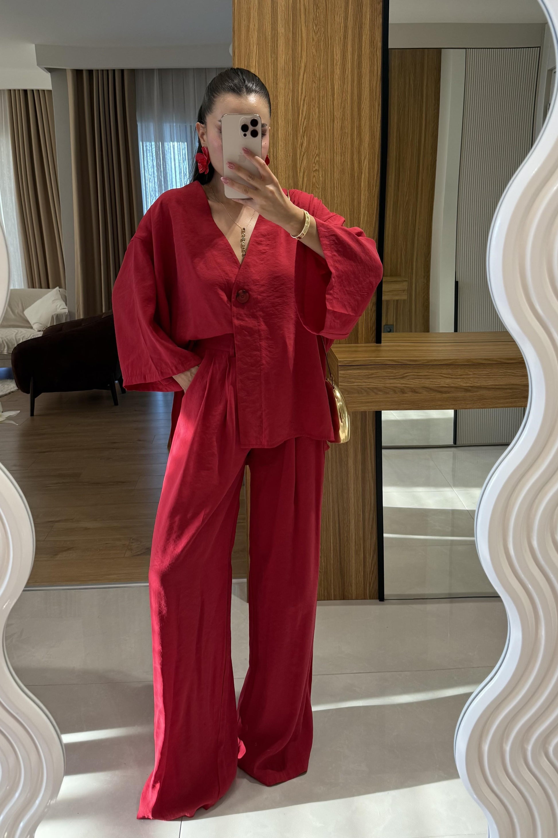 Mysun Kırmızı Tensel İkili Takım