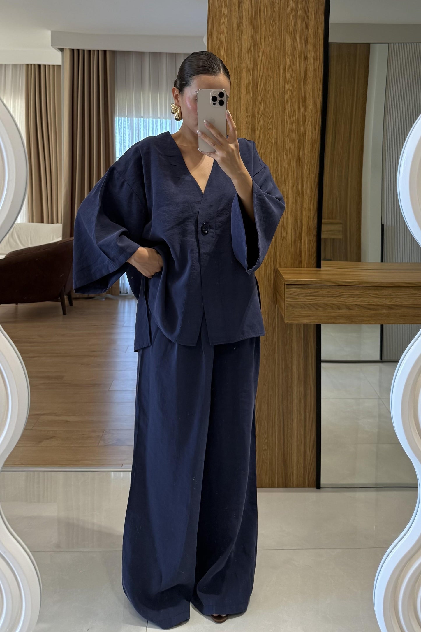 Mysun Lacivert Tensel İkili Takım