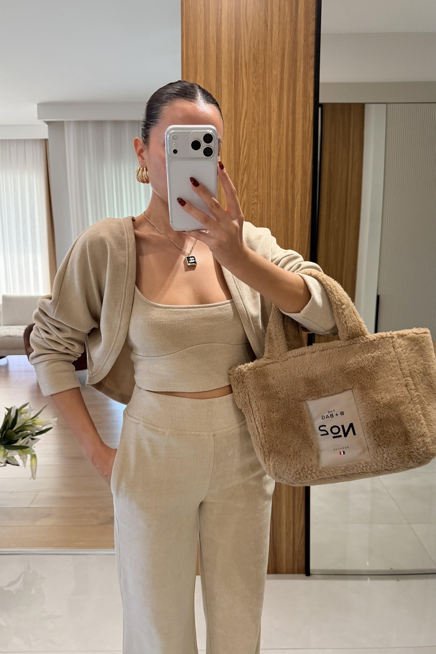 Nina Bej Üçlü Bolerolu Takım