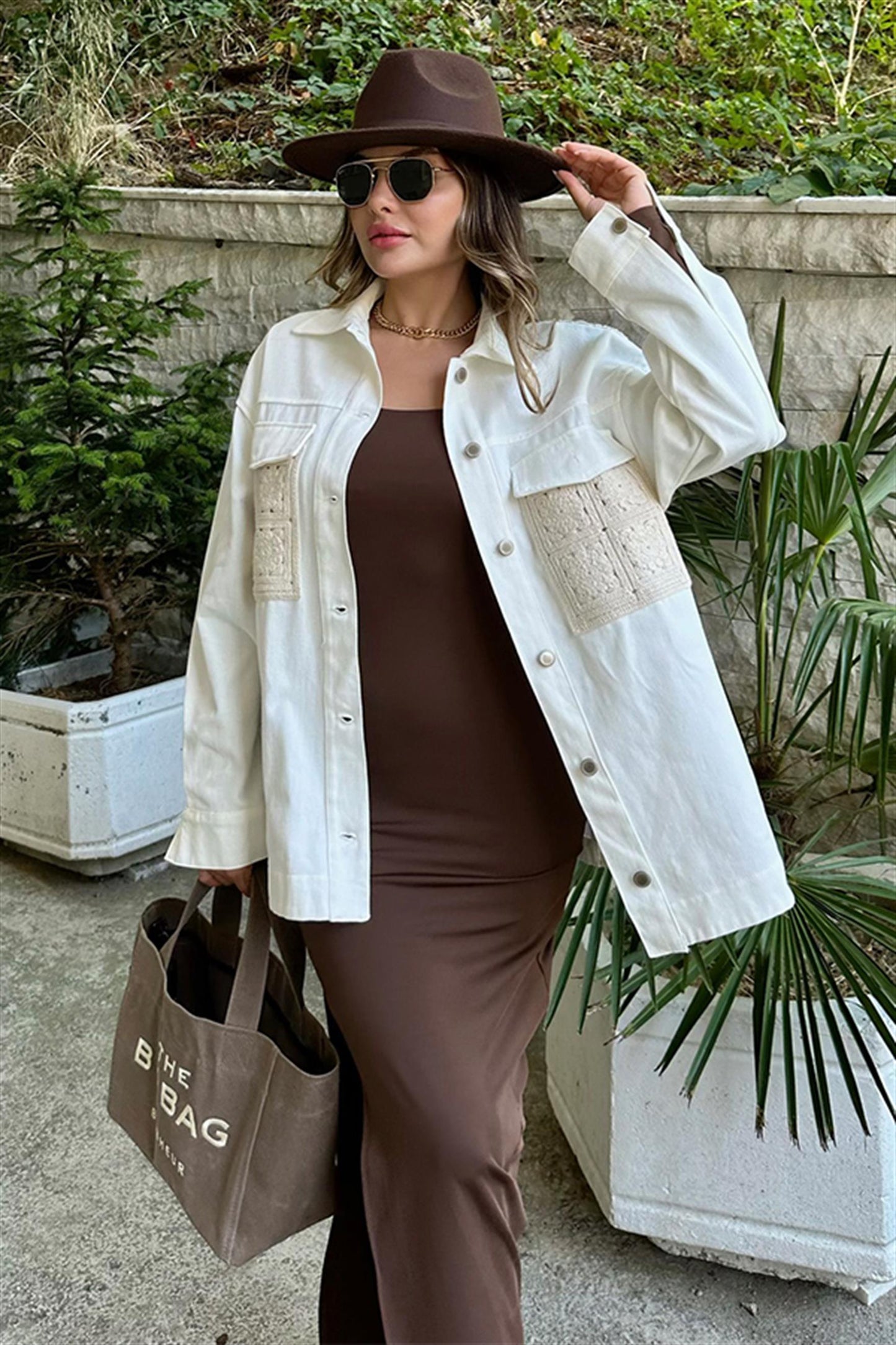 Noctur dantel tasarım ceket